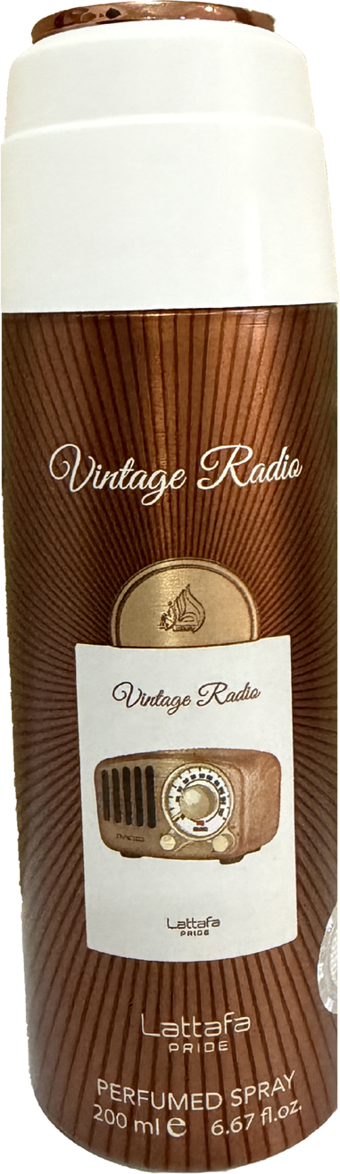 Lattafa Vintage Radio  DEODORANT 200ml SPRAY